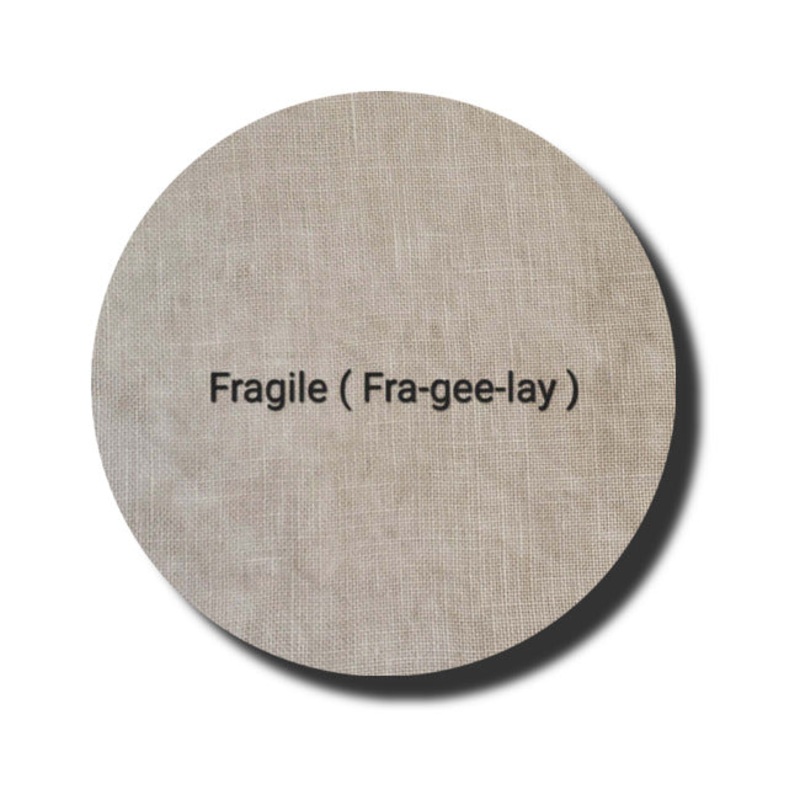 Needle & Flax | 40 ct. Fragile Newcastle Linen Fat Quarter or Custom