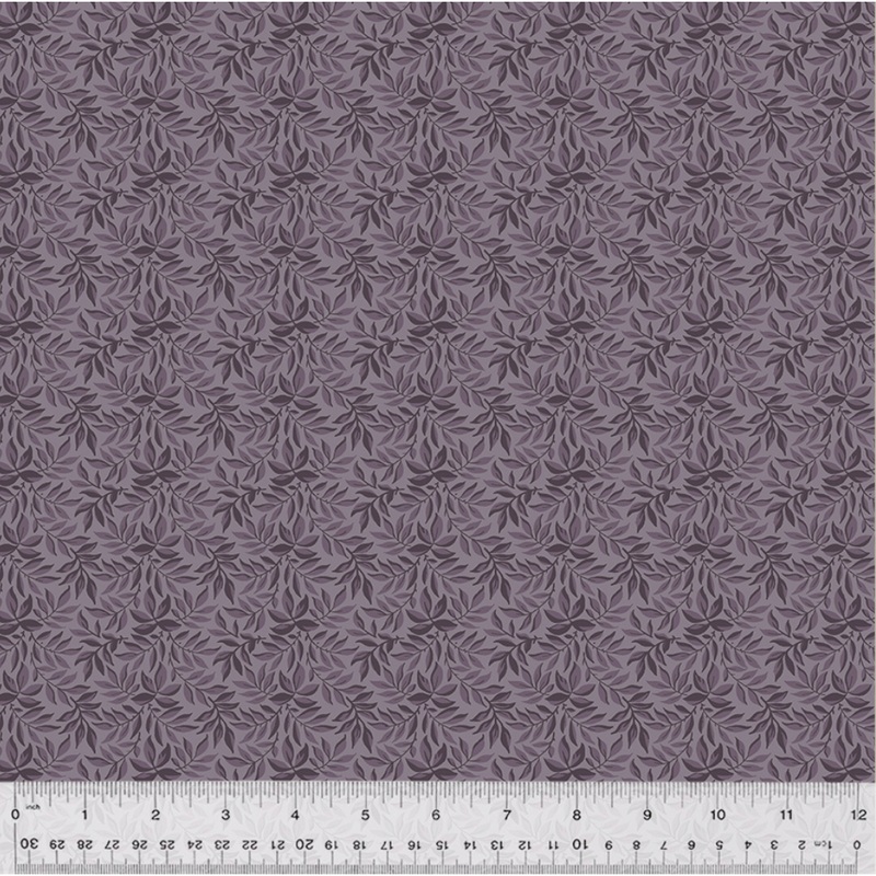 Circa: Purple ~ Vining Leaves Purple ~ 53950 3 1/2 Yard