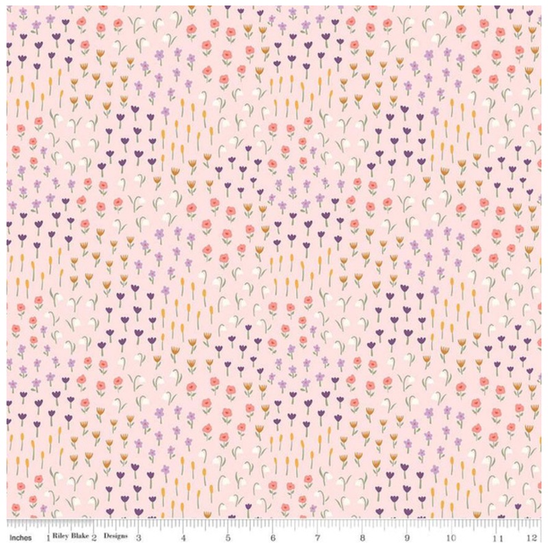Let It Bloom ~ Meadow C14283-PINK 1/2 Yard