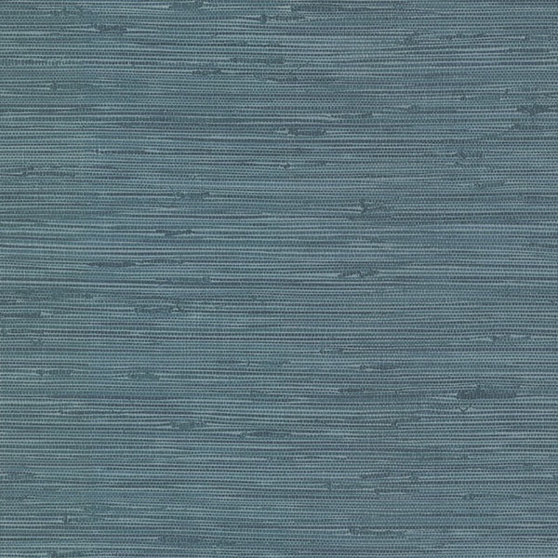 2767-24415 Fiber Blue Weave Texture Wallpaper Per Bolt