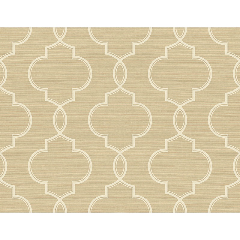 Malo Wheat Sisal Ogee Wallpaper Per Bolt