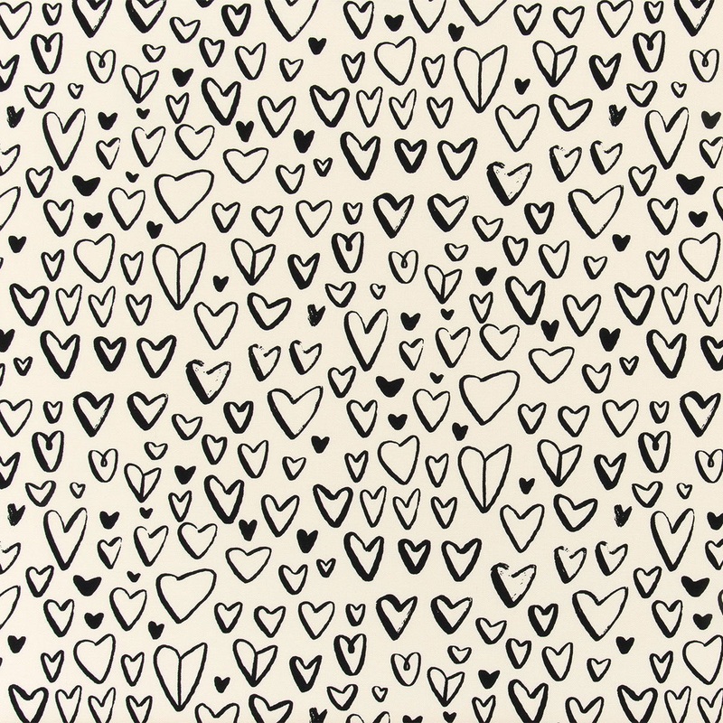 Premier Prints Lovely Black Macon Fabric