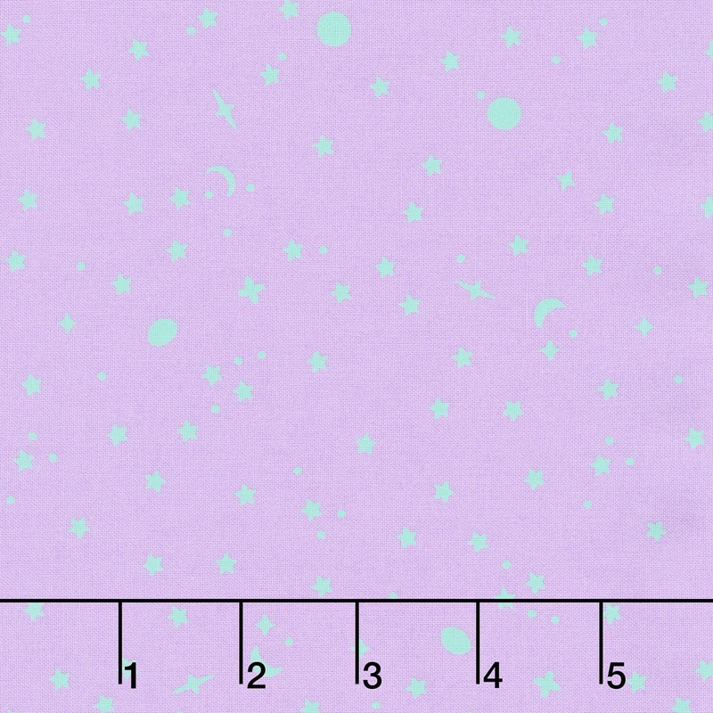 Tula Pink’s True Colors – Space Sprinkles Frozen Berry Yardage