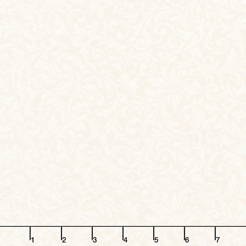 Holiday Joy – Scroll Cream Yardage