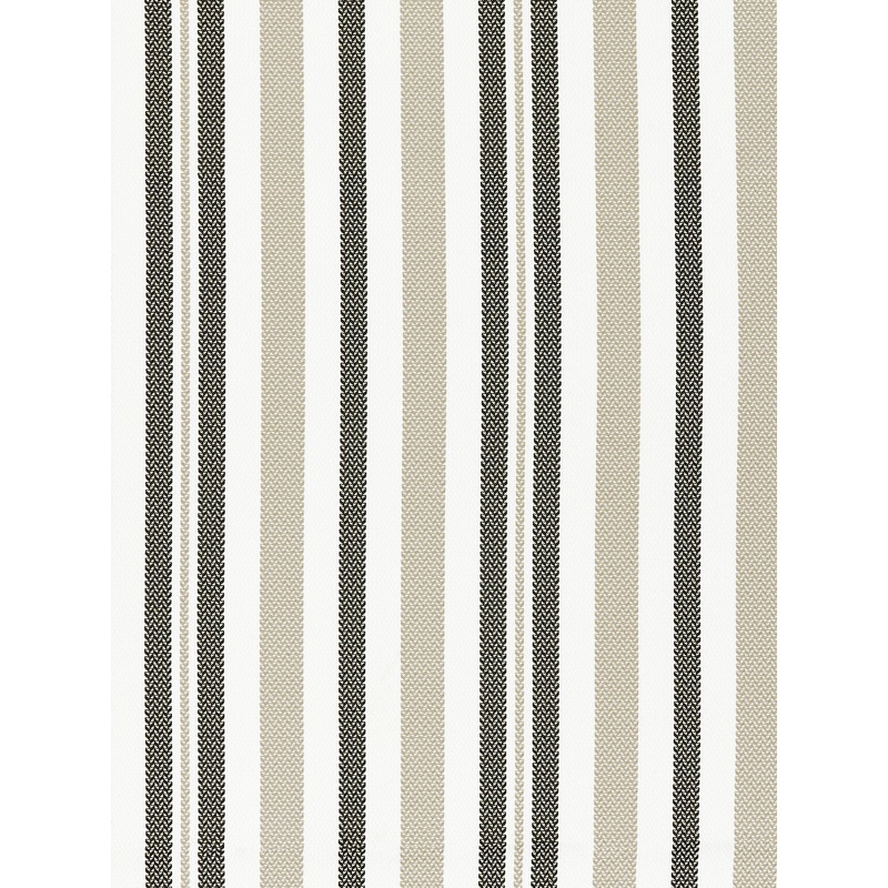 Santorini Stripe Smoke Fabric By The Yard