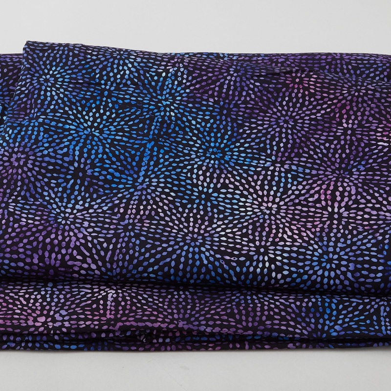 Tonga Batiks 108″ Wide – Fireworks Plume 3 Yd Cut