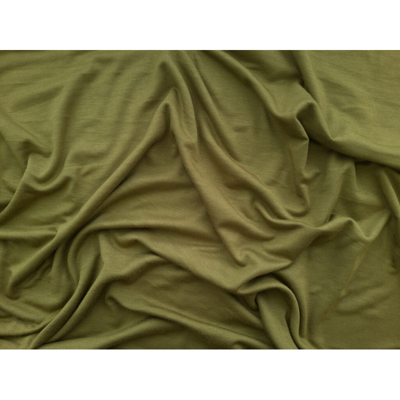 Designer Deadstock – Bamboo/Spandex Jersey – Moss