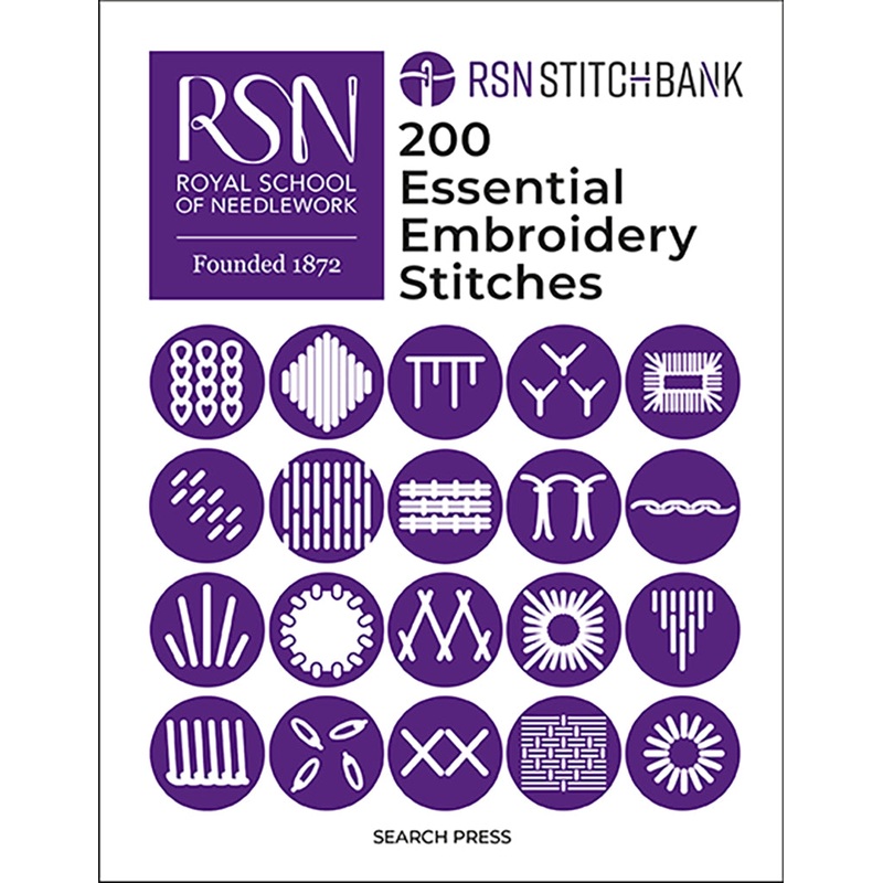 RSN Stitchbank Book – 200 Essential Embroidery Stitches