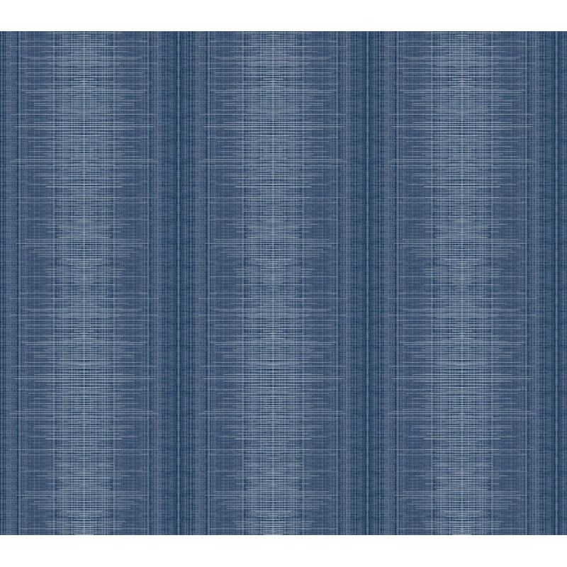 TL1962 Navy Silk Weave Stripe Wallpaper Per Bolt