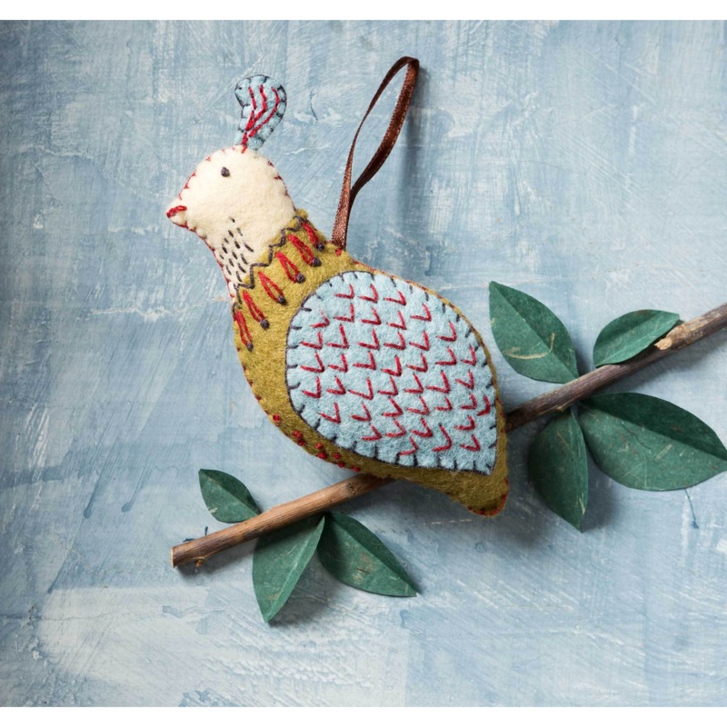 Corrine Lapierre | 12 Days of Christmas – Partridge Mini Embroidery Kit