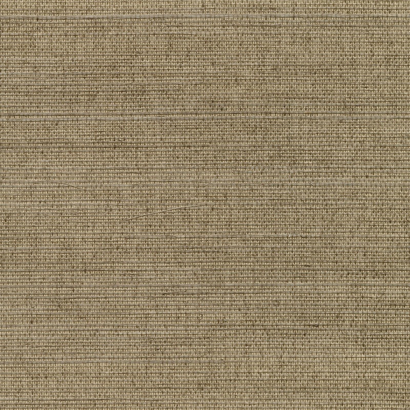 2732-80086 Kansu Brown Sisal Grasscloth Wallpaper Per Bolt