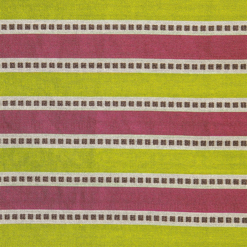 RK Classics Darwin Stripe Magenta/Lime Fabric