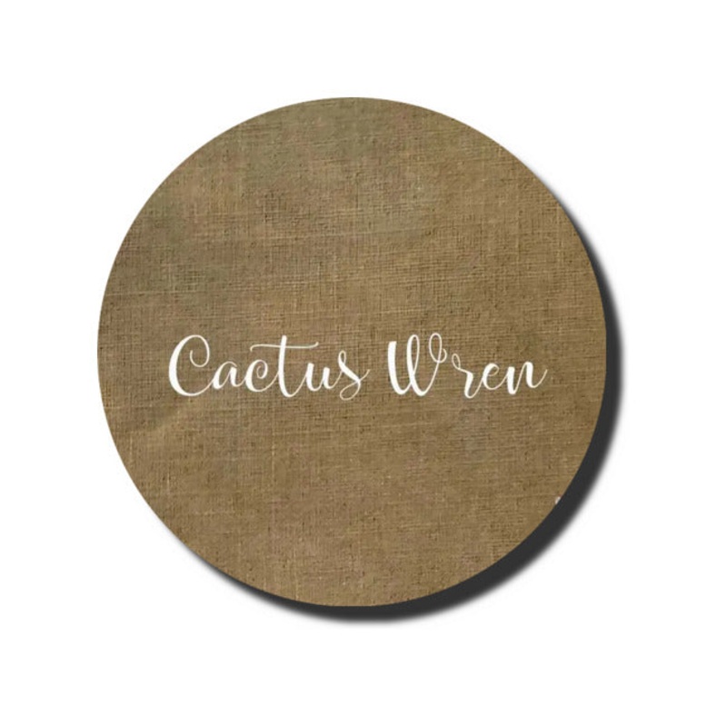 Fox & Rabbit | 32 ct. Cactus Wren Belfast Linen Fat Quarter or Custom