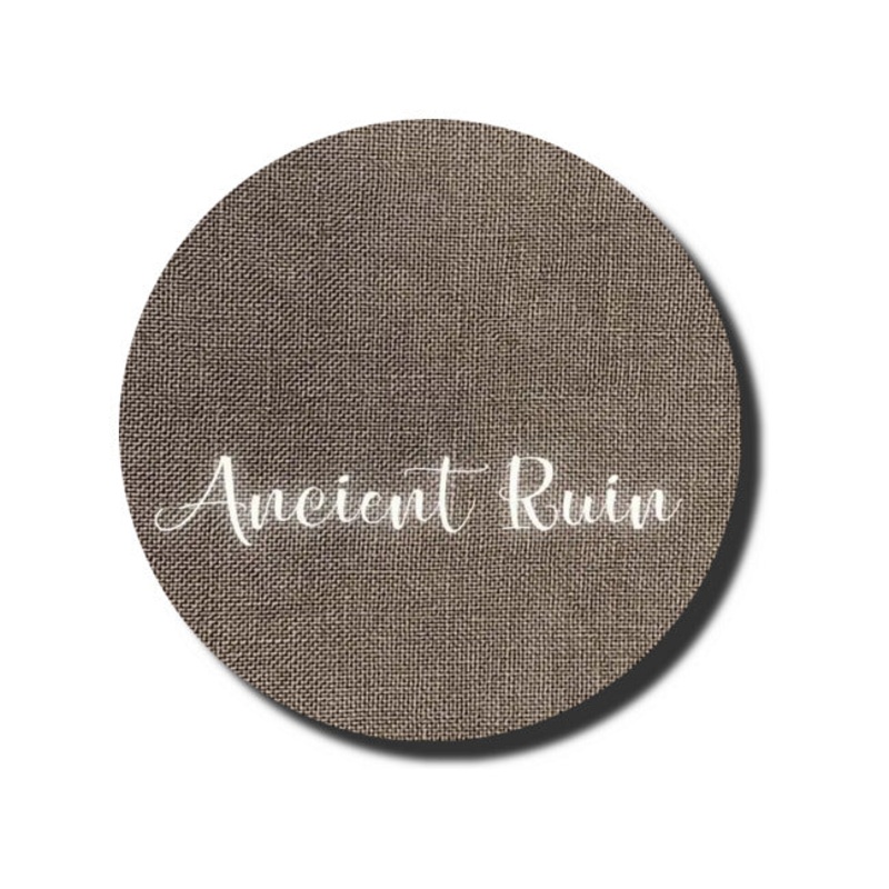 Fox & Rabbit | 36 ct. Ancient Ruin Edinburgh Linen Fat Quarter or Custom
