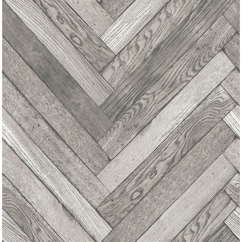 2767-23755 Altadena Grey Diagonal Wood Wallpaper Per Bolt