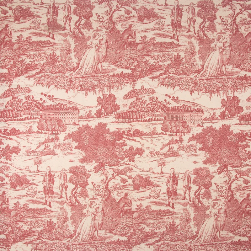 Stof Versailles Rouge Fabric