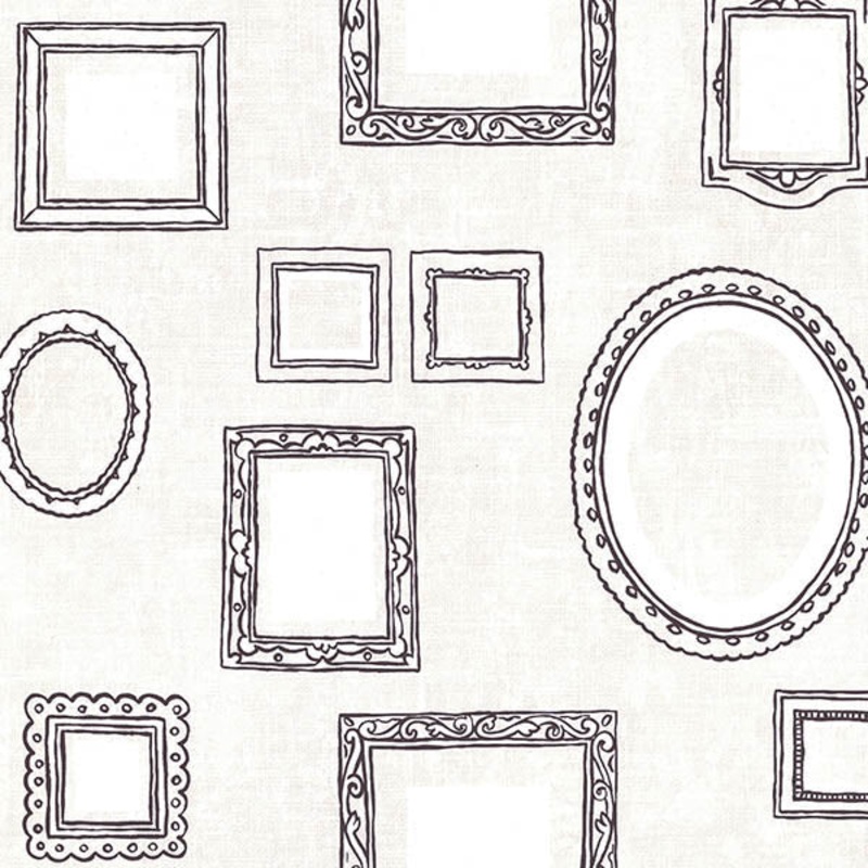 Van Allen Cream Graphic Wallpaper Per Bolt