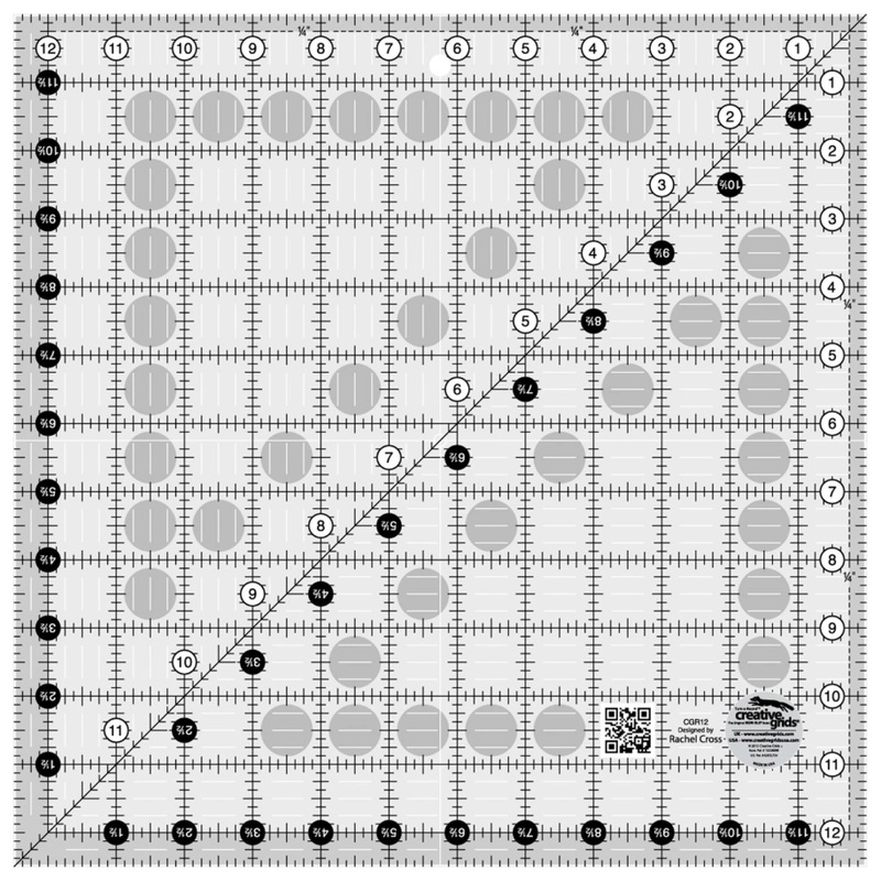 Creative Grids ~ Quilt Ruler 12.5″ Square