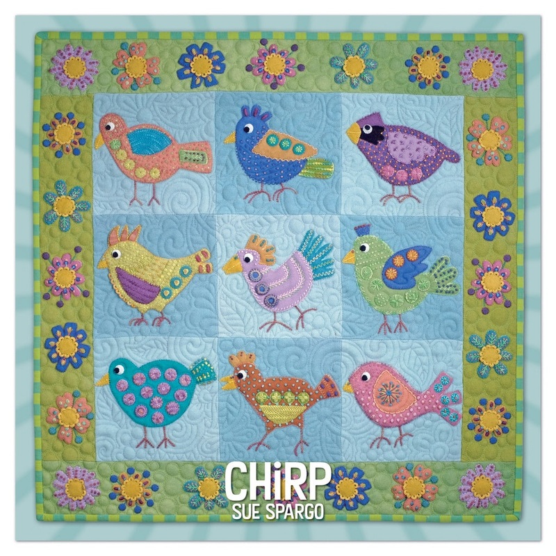 Chirp Quilt Pattern – Book by Sue Spargo