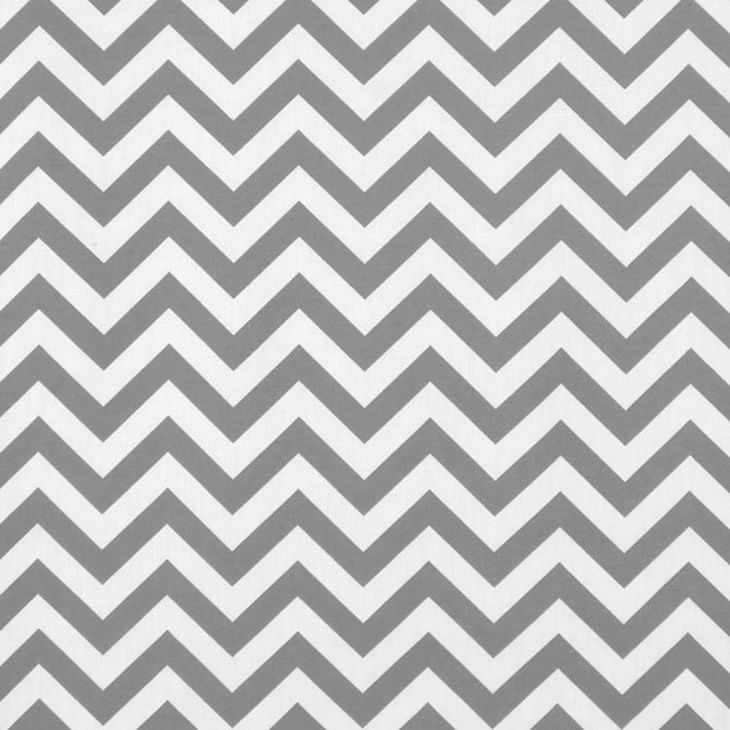 Premier Prints Outdoor Zig Zag Gray Fabric
