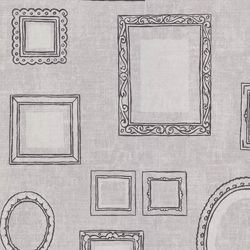 Van Allen Grey Graphic Wallpaper Per Bolt