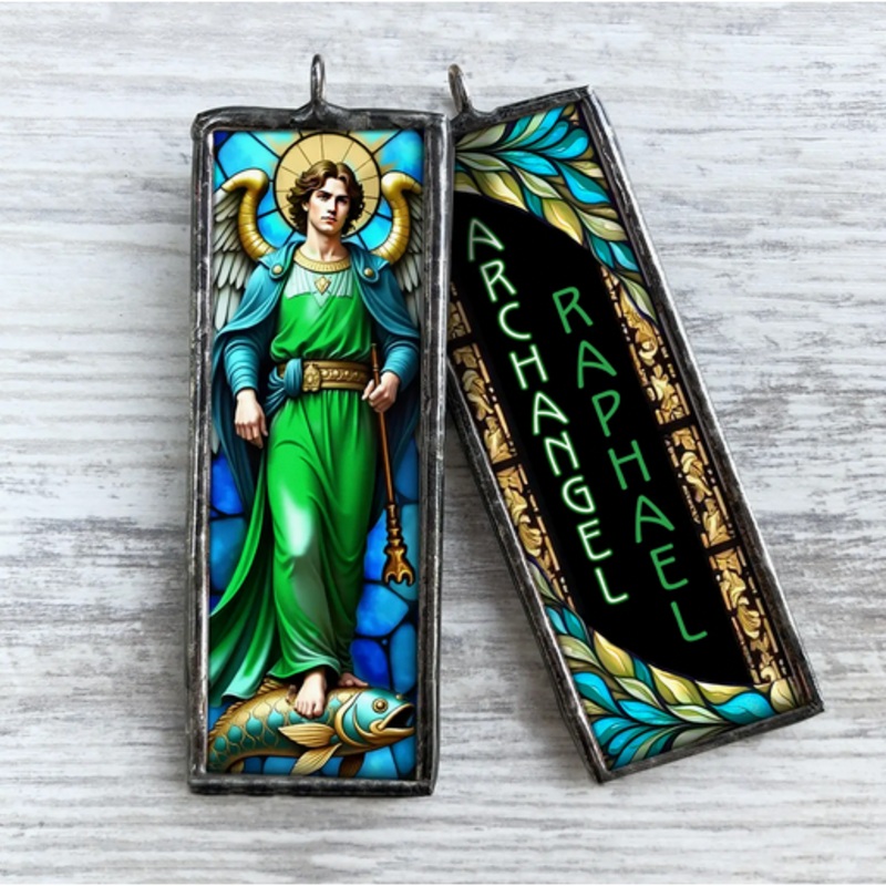 Archangel Saint Raphael Ornament Charm