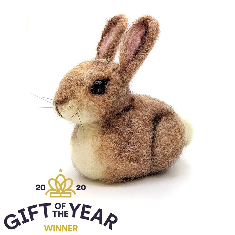The Crafty Kit Company | Baby Bunny Needle Felting Kit