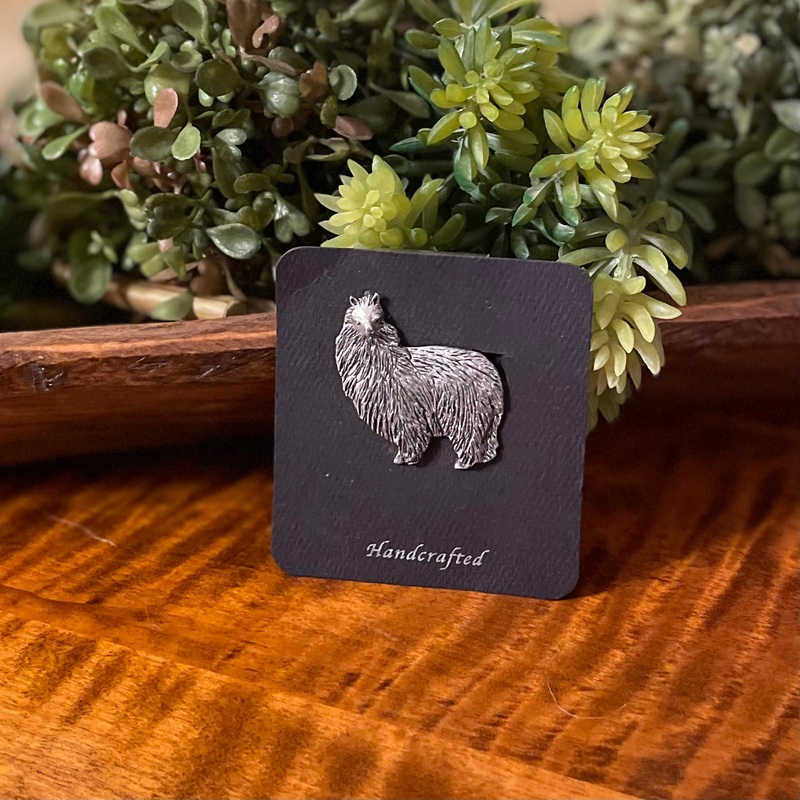 The Rams Horn Alpaca Pin