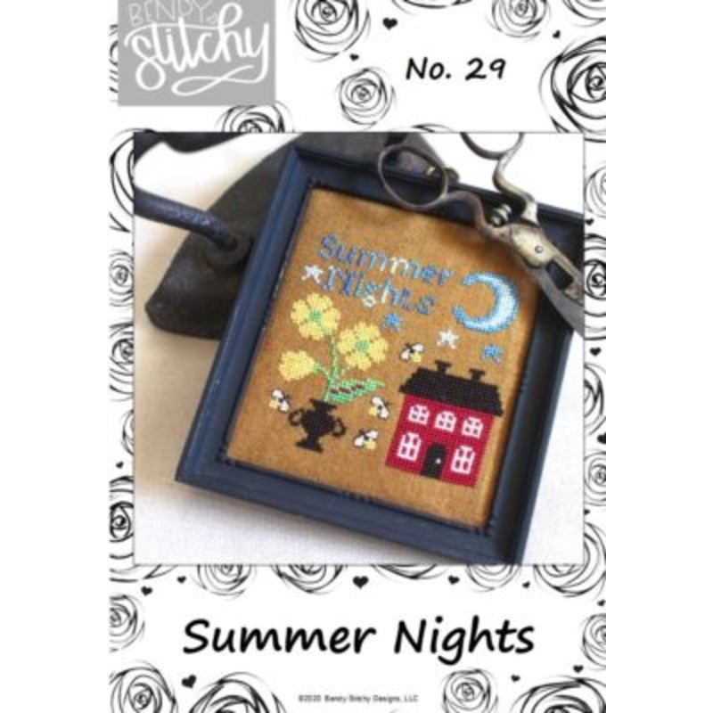 Summer Nights – Cross Stitch Pattern by Bendy Stitchy