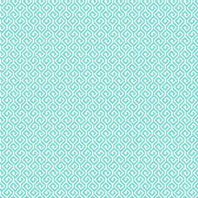 2744-24101 Sete Aqua Greek Key Wallpaper Per Bolt