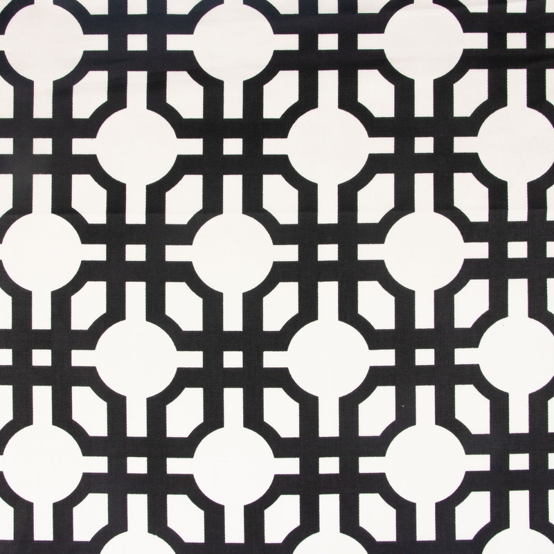 Waverly Groovy Grille Noir Fabric