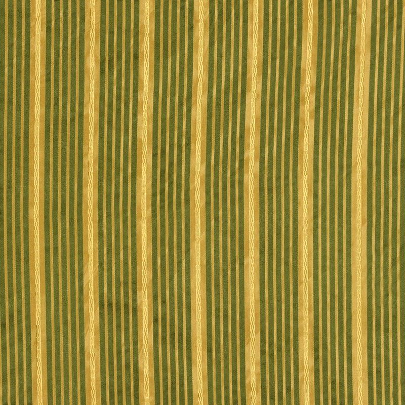 RK Classics Ruby Silk Satin Stripe Olive Green Fabric