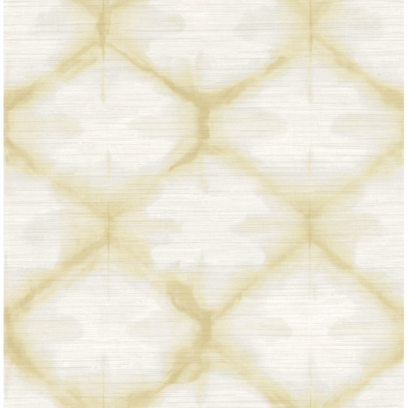 2744-24162 Zanzibar Gold Shibori Wallpaper Per Bolt