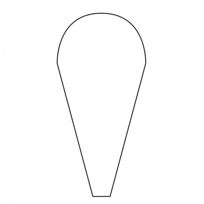 2″ Rounded Dresden Template