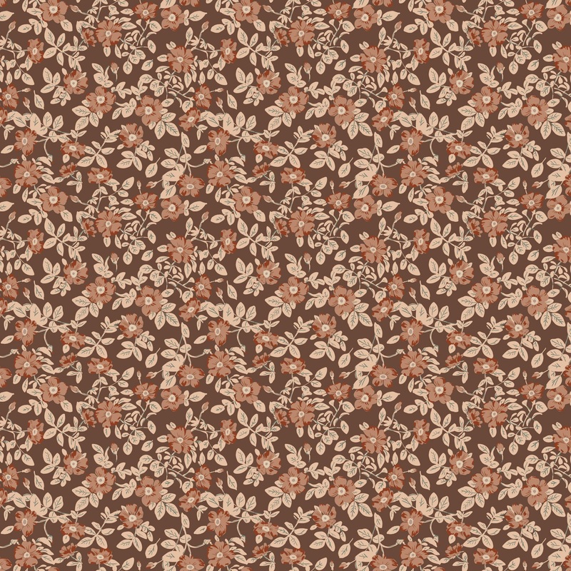 Charmwood / Floral in Cocoa